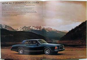1978 Chevrolet Monte Carlo Sport Landau Color Sales Brochure Original