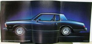 1978 Chevrolet Monte Carlo Sport Landau Color Sales Brochure Original