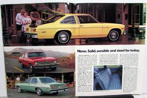 1978 Chevrolet Nova Color Sales Brochure Original
