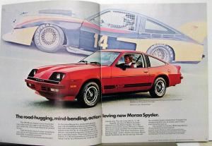 1978 Chevrolet Monza Spyder 2+2 Sport Hatchback Coupe Sales Brochure Original