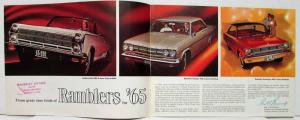 1965 AMC Rambler Full Line Ambassador Classic American Sales Brochure - Canadian
