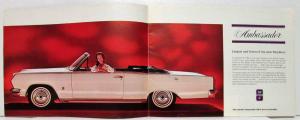 1965 AMC Rambler Full Line Ambassador Classic American Sales Brochure - Canadian