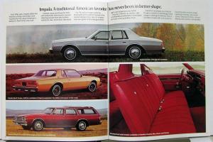 1978 Chevrolet Caprice Classic Impala Revised With White Border Sales Brochure