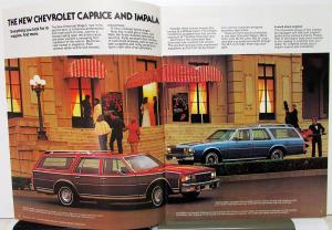 1978 Chevrolet Wagons Caprice Impala Malibu Suburban Blazer Van Sales Brochure