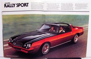 1978 Chevrolet Camaro Z28 Sport Rally Type LT Color Sales Brochure Original