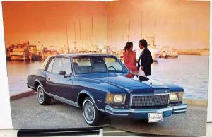 1978 Chevrolet Monte Carlo Spanish Text Venezuelan Market Sale Brochure Original