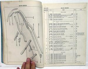 1948-49 Hudson Dealer Master Parts Book Catalog 480 490 Series Original