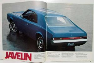 1968 AMC Charging Too Little Sales Brochure Javelin Rebel Ambassador - Canadian