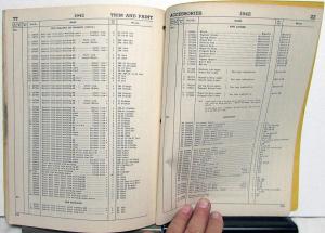 1942 Hudson Dealer Group Parts Book Catalog Six Eight Passenger Business Cars