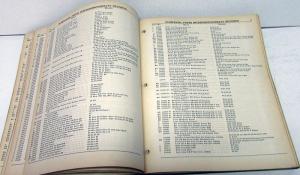 1927-50 Hudson Dealer Numerical Parts Interchangeability Record Book Original