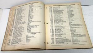 1927-50 Hudson Dealer Numerical Parts Interchangeability Record Book Original
