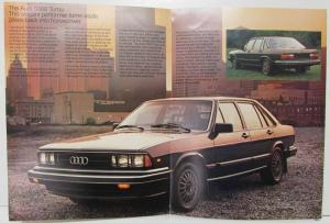 1981 Audi 5000 Turbo Sales Folder - Canadian