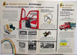 1955 Ford Trucks Oversize Sales Brochure Pickup Panel COE F C T B P Series