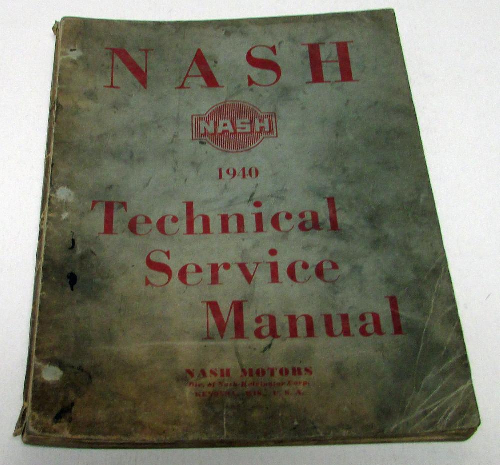 1951 Nash Shop Manual Supplement – Rambler Ambassador Statesman Repair Service Guide