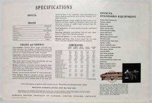 1960 Buick Invicta Sales Folder - Canadian