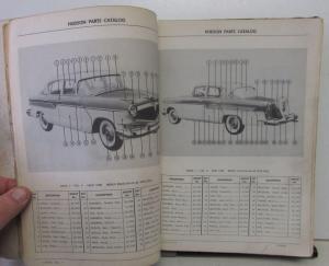 1955-56 Hudson Dealer Parts Catalog Book Wasp Hornet Super Custom AMC Original