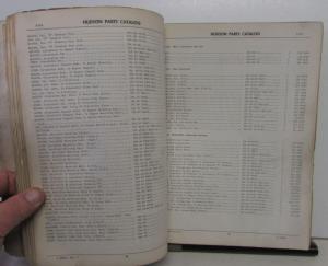 1955-56 Hudson Dealer Parts Catalog Book Wasp Hornet Super Custom AMC Original