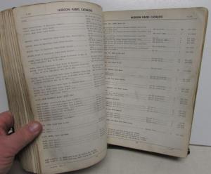 1955-56 Hudson Dealer Parts Catalog Book Wasp Hornet Super Custom AMC Original