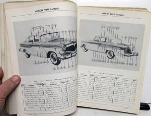 1955-56 Hudson Dealer Parts Catalog Book Wasp Hornet Super Custom AMC Original
