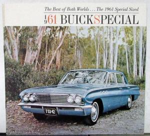 1961 Buick Special Deluxe Wagon V8 Sales Brochure Canadian Original