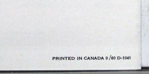 1961 Buick Special Deluxe Wagon V8 Sales Brochure Canadian Original