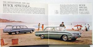 1961 Buick Special Deluxe Wagon V8 Sales Brochure Canadian Original
