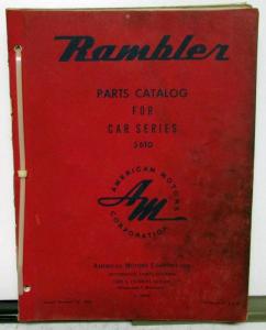 1956 American Motors Rambler Dealer Parts Catalog Book Series 5610 Original