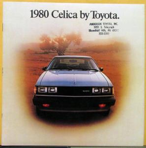 1980 Toyota Celica GT Sport XL Color Sales Brochure Original