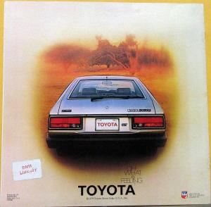 1980 Toyota Celica GT Sport XL Color Sales Brochure Original