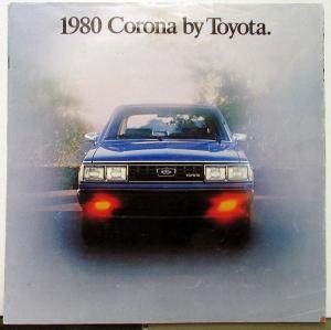 1980 Toyota Corona Sedan Wagon Luxury Edition XL Color Sales Brochure Original