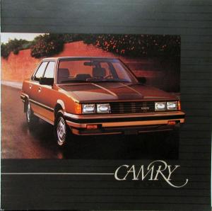 1984 Toyota Camry LE Deluxe Diesel XL Color Sales Brochure Original