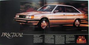 1984 Toyota Camry LE Deluxe Diesel XL Color Sales Brochure Original