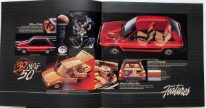 1984 Toyota Tercel SR5 Deluxe Wagon Liftback  XL Color Sales Brochure Original