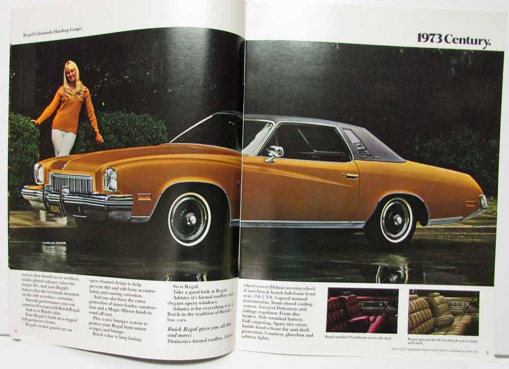 Buick Century 1974 19,5x19,5cm 6S  Englisch Prospekt Brochure TOP neuwertig 