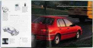 1994 Toyota Tercel Standard & DX Sedans XL Color Sales Brochure Original