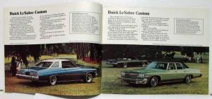 1975 Buick Sales Brochure Catalytic Converter Equipped - Canadian