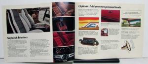 1975 Buick Skyhawk Canadian French Text Sales Brochure Original