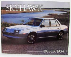 1984 Buick Skyhawk Sales Brochure - Canadian - French Text