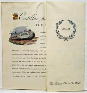 1934 LaSalle by Cadillac Sales Folder - Canadian