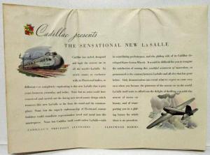 1934 LaSalle by Cadillac Sales Folder - Canadian