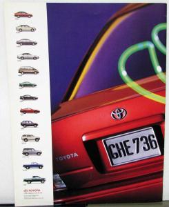 1997 Toyota Tercel CE 2 Door & 4 Door Color Sales Brochure Original