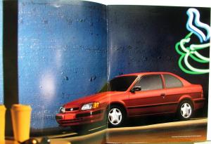 1997 Toyota Tercel CE 2 Door & 4 Door Color Sales Brochure Original