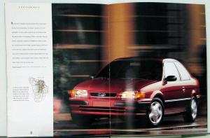 1997 Toyota Tercel CE 2 Door & 4 Door Color Sales Brochure Original