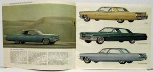 1964 Cadillac Sales Brochure Sixty-Two Fleetwood DeVille- Canadian