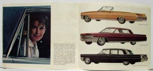 1964 Cadillac Sales Brochure Sixty-Two Fleetwood DeVille- Canadian