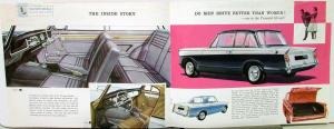 1961 Triumph Herald Saloon Coupe UK Right Hand Drive Color Sales Brochure Orig