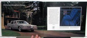 1981 Cadillac DeVille Fleetwood Brougham Limo Eldorado Seville Sale Brochure