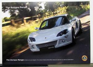 2009 Lotus Europa Range Sales Brochure Datasheet