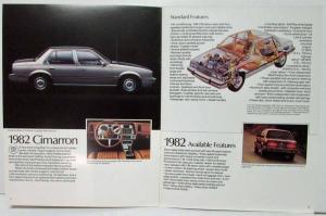 1982 Cadillac Sales Brochure Cimarron DeVille Fleetwood Seville - Canadian