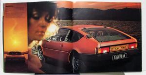 1977 Matra Simca Sales Brochure Dutch Text